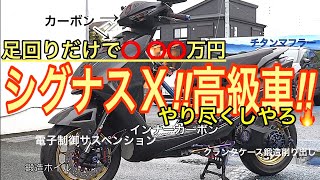 禁止レベル…このシグナスX4型、カスタム内容がエグい。」総額
