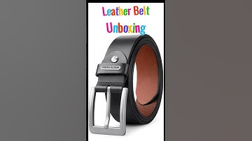 Leather Belt Unboxing