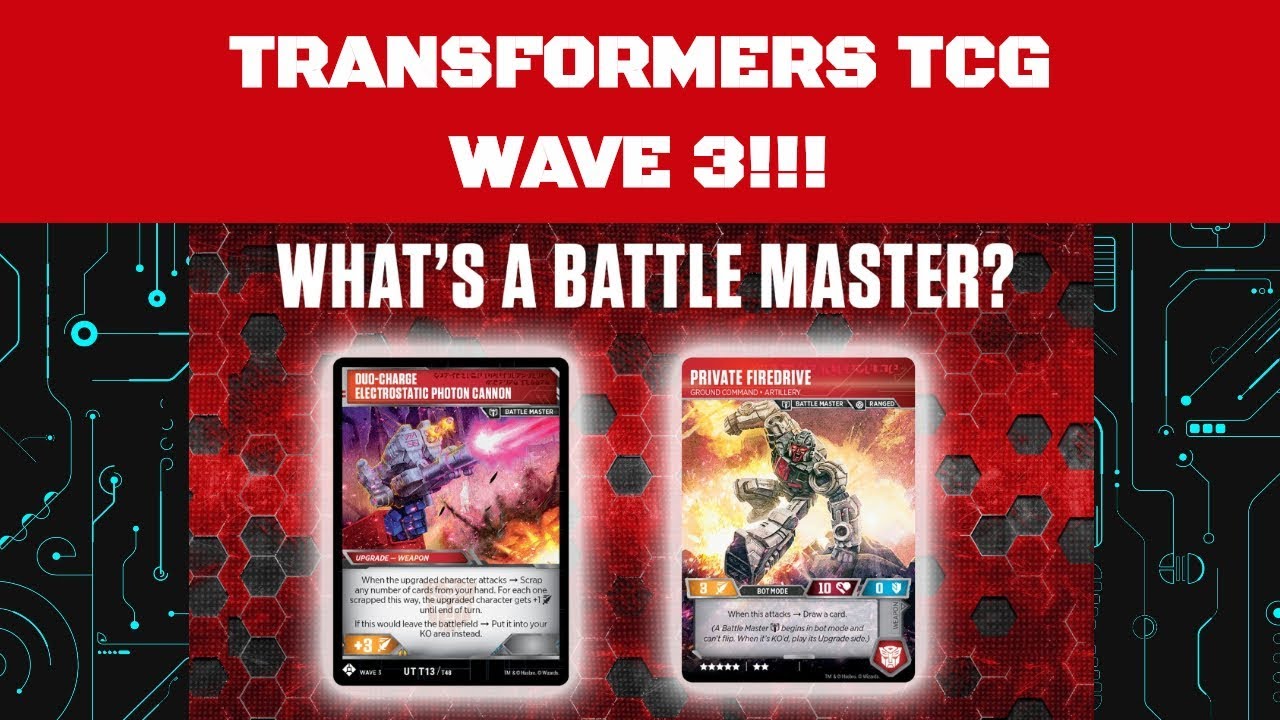 Transformers TCG Wave 3!!! - Battle Masters?! Micro Masters?!