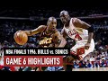 Throwback NBA Finals 1996. Seattle Supersonics vs Chicago Bulls Game 6 Highlights Jordan 22 pts HD