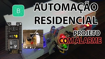 Automação Residencial com App Blynk e esp8266 (Versão com alarme)  - Leothi