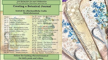 #howtobotanical collaboration hosted by RachandBella Craft Apr22 - video No.11