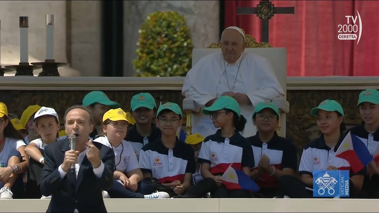 Giornata mondiale dei bambini, monologo di Roberto Benigni
