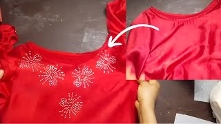 How to Apply Paper Stone on Clothes | How to Fix Paper Stone on Fabric easily.