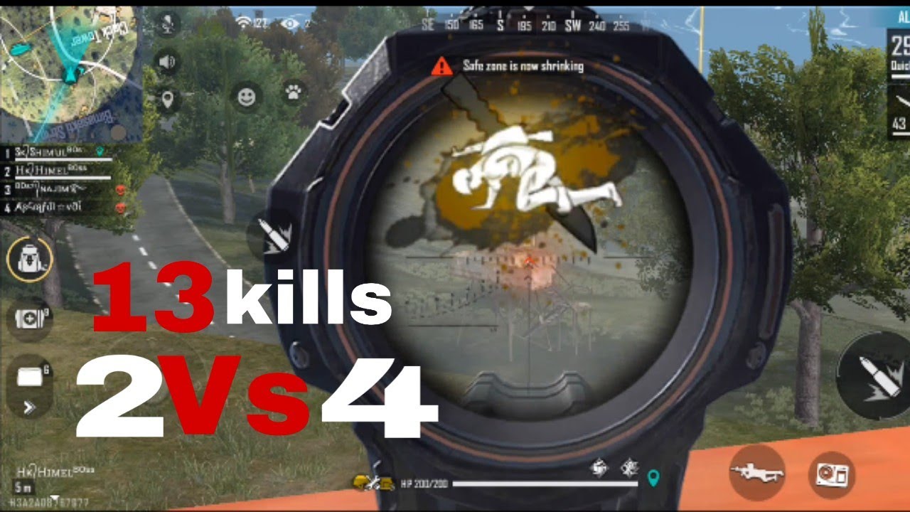 Duo Vs squad Rush gameplay With Hk Himel Boss and Sk Shimul Boss - YouTube