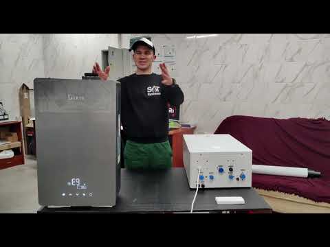 Котёл газовый двухконтурный конденсационный Rocterm Berte White 24 кВт Wi-Fi (с трубой в комплекте), видео 1