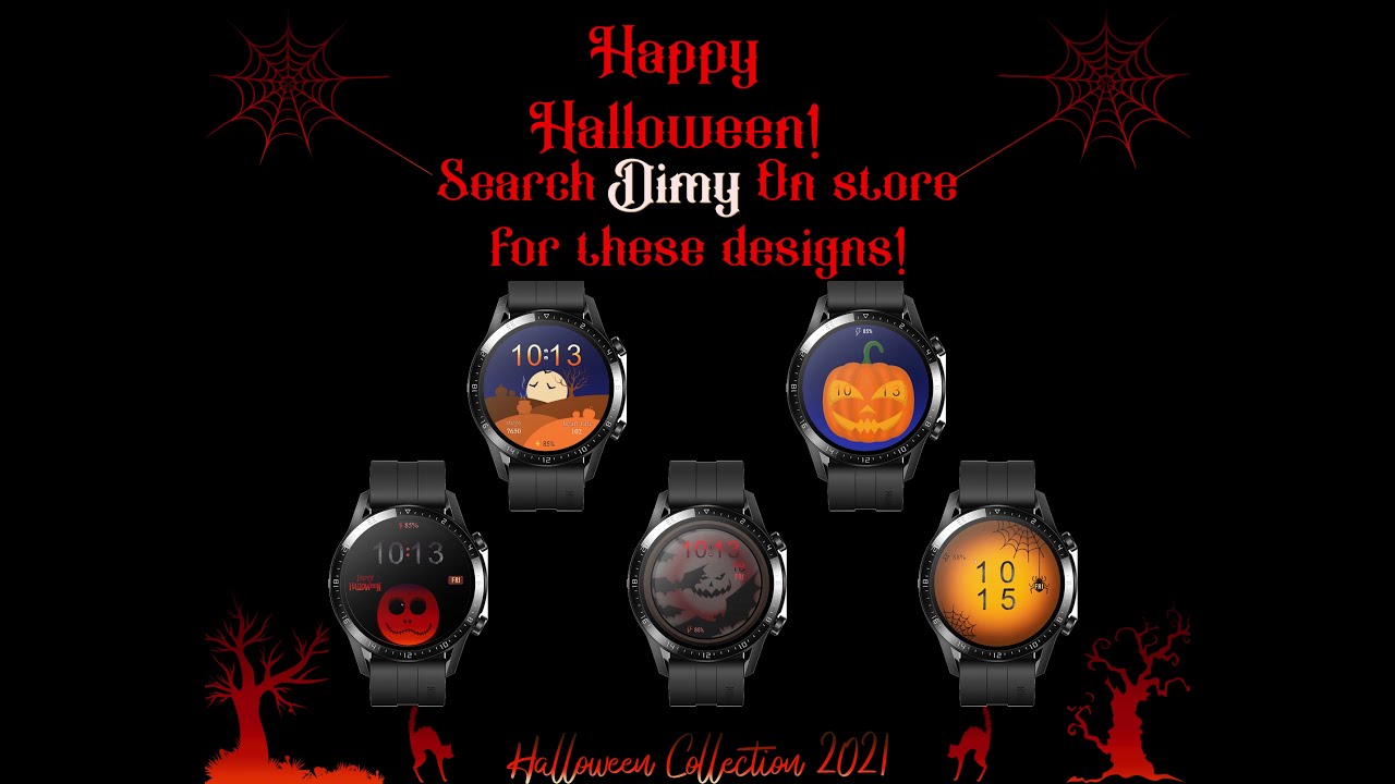 [NEW][TOP]Halloween Watch faces collection for Huawei GT2 watch