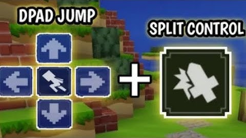 (Blockman Go)Bedwars Dpad jump + Split control? + cps booster Blockman go!!!!