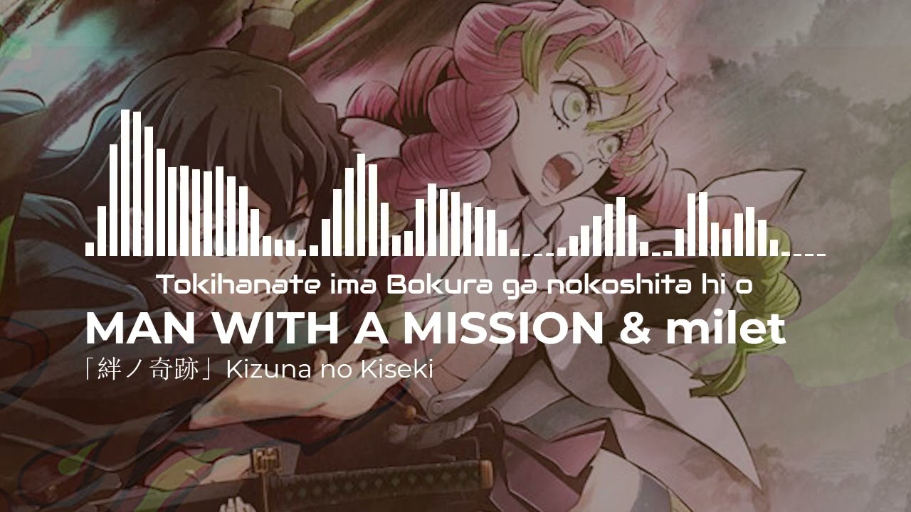 Demon Slayer Season 3 Opening Full『Kizuna no Kiseki』by MAN WITH A MISSION,  Milet 