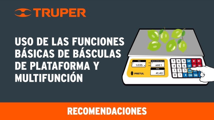 Báscula electrónica para equipaje 50 kg, Truper, Básculas