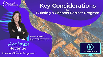 Key Considerations for Building a Channel Partner Program