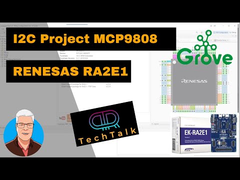 I2C Project on RA2E1 interface to MCP9808 using the Grove Connector