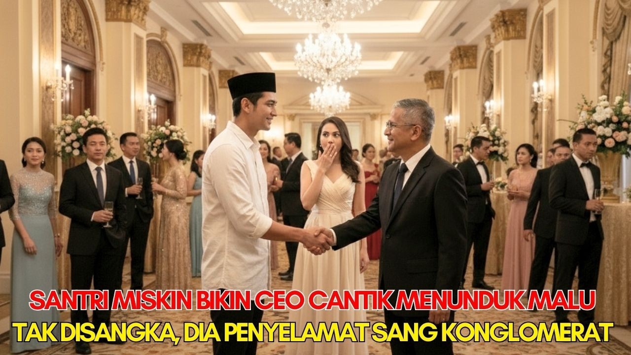 SANTRI MISKIN INI BERCANDA  AKRAB DENGAN KONGLOMERAT NO.1❗ CEO CANTIK ITU KAGET SAAT MELIHATNYA