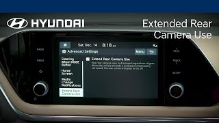 Extended Rear Camera Settings | Hyundai