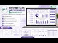 Inventory Status Analysis Dashboard in Google Sheets