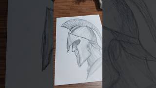 Spartan warrior Realistic Sketch Art #sketch #trending #art #viral #artist #shorts #yoytubeshorts
