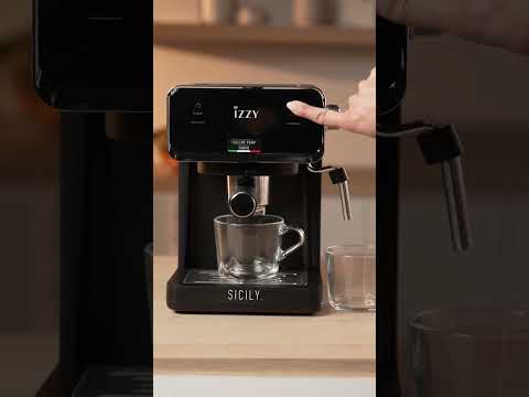 Izzy IZ-6017 Μηχανή Espresso 1000W Πίεσης 20bar Μαύρη