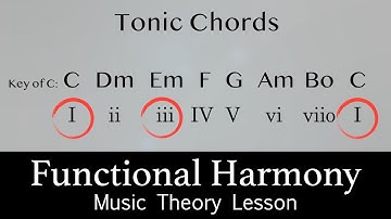 Functional Harmony - Music Theory Lesson