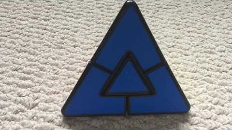 how to solve pyraminx duo.(beginner