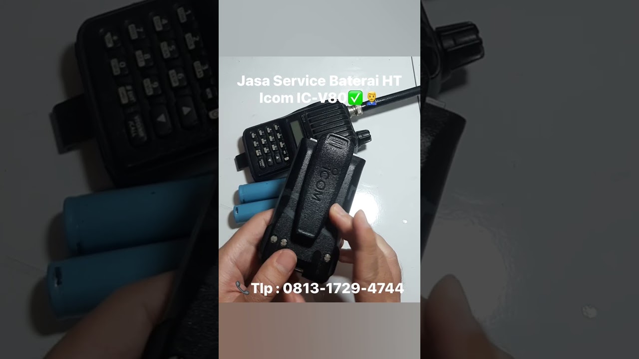 Servis Baterai Icom IC V80