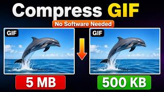 How to compress a GIF Image in 1 Minute — Free, No Software Needed (Phone, Windows & Mac)