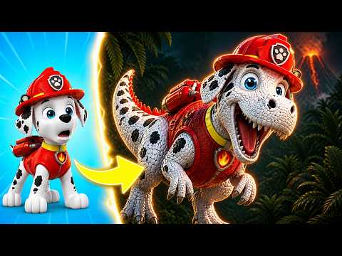 How Marshall from Paw Patrol become a dinosaur? Story of PAW Patrol Dino Rescue Mission by Buzz Nik