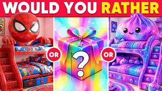 Would You Rather - Build Your LUXURY Fantasy Dream House 🏰🌈✨ Mystery Gift Edition 🎁🤑 Quiz Dino screenshot 5