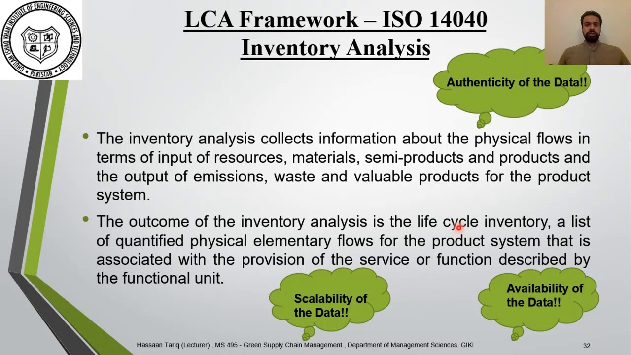 MS 495 GSCM - Life Cycle Assessent- LCA Lecture 2