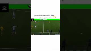 Manager in the Swedish league took a throw in and no one bared to noticed 🥶🥶