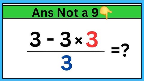 Maybe only 1 in 10 people  solve This Math Problem | Everyone solves this problem wrong PEMDAS 