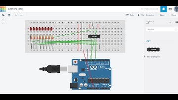 การใช้ IC 74HC595 ขยายขา Arduino