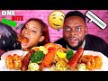 ONE BITE SEAFOOD BOIL MUKBANG CHALLENGE! (KING CRAB, MEGA PRAWNS, LOBSTER TAILS) 먹방 | QUEEN BEAST