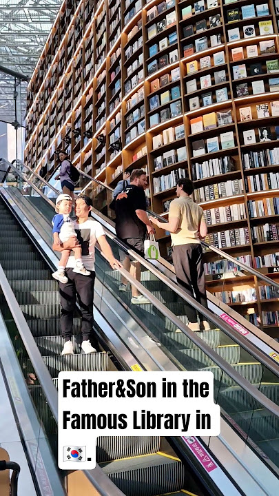 Moments to remember.🇰🇷 #fatherson #shortsfeed #starfield #library #toodler #southkorea