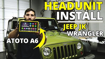 How to Install Android Head Unit ATOTO A6 Pro Jeep Wrangler JK 2007-2018  with Infinity sound system - 2008 jeep wrangler radio wiring diagram