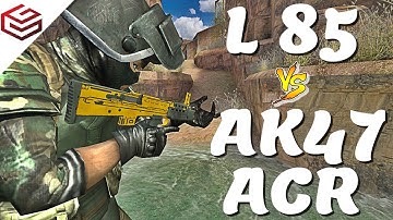 Bullet Force | L85 Is The Most OP Weapon In The Game?? L85 vs AK47 vs ACR | Comparison Review