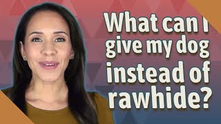 What can I give my dog instead of rawhide?