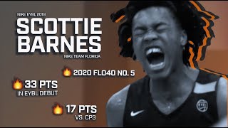 YA BOY SCOTTIE BARNES Makes Dominant Introduction At EYBL Session I [MIXTAPE]