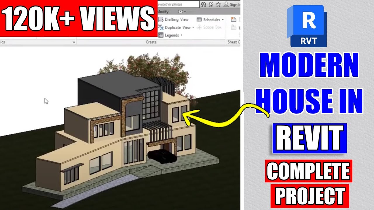 modern house modeling in revit architecture 2017 - youtube modern house modeling in revit architecture 2017 - youtube