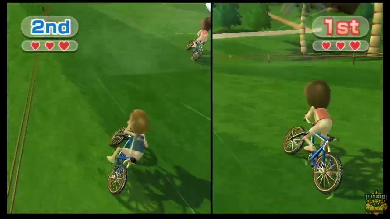 Wii Sports Resort Part 207: Cycling VS Wobbly Bridge