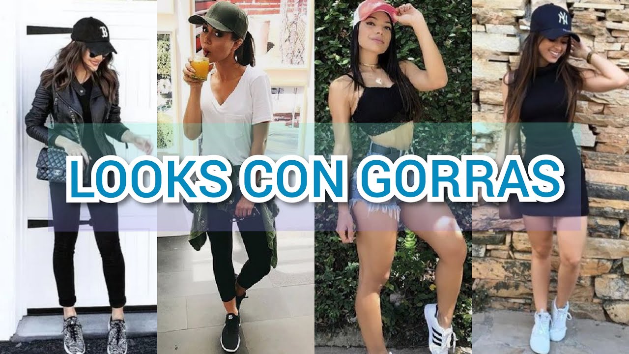 Los looks con gorras que están de moda este - YouTube