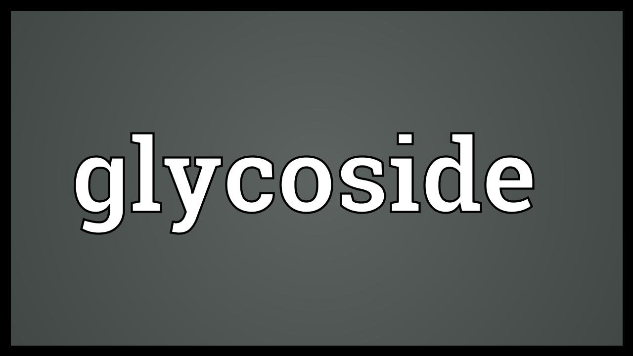 Glycoside Meaning
