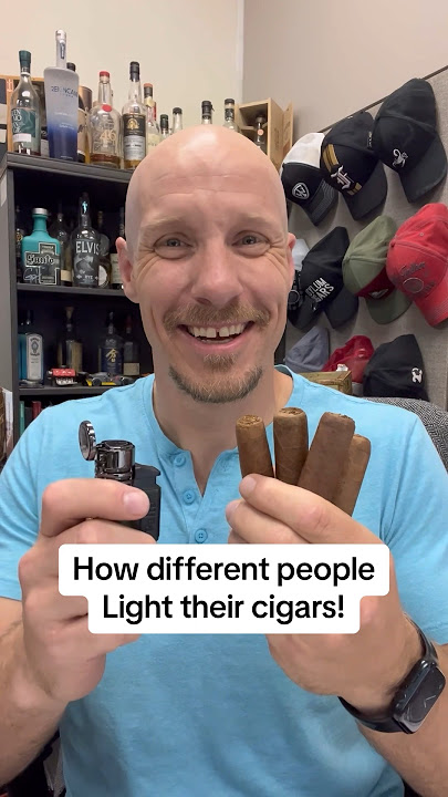 4 classic cigar lighting styles! #cigars #cigarsdaily