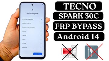 Tecno Spark 30c Frp Bypass Android 14 Without PC | Tecno KL5 Google Account Bypass 2025 New Method