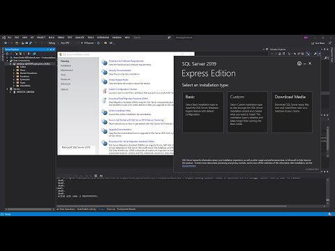 Microsoft SQL Server Express with Visual Studio 2019 (Download & Install)