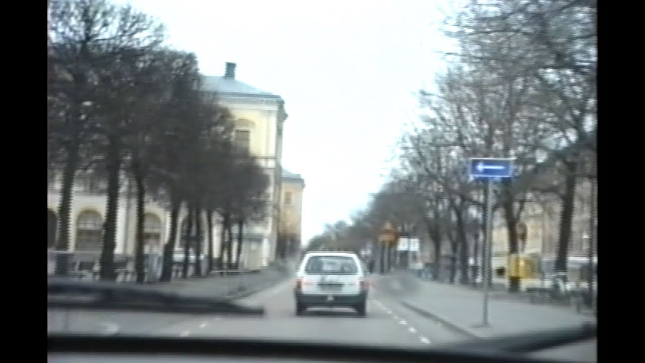 1992-11-09 En bilresa genom Karlstad Centrum.