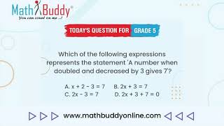 Math Practice Problem Grade 5 Question 180