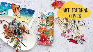 Traveler's Notebook Art Journal with Collage Papers