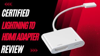 Apple Mfi Certified Lightning To Hdmi Adapter Digital Av Share Your Apple Device Screen