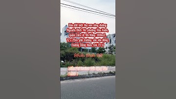 Bán đất biệt thự ven sông Nguyễn Đình Thi, Hòa Xuân, quận Cẩm Lệ, Đà Nẵng. 12 x 25m, Giá 19 tỷ