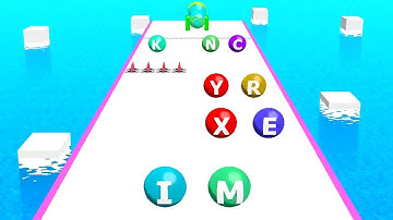 ABC Run - 2048 Alphabet Runner ! Levels Gameplay android,ios Part 68